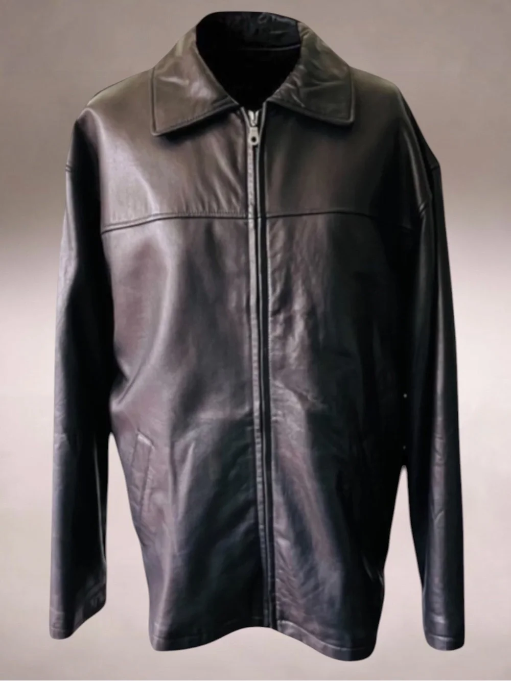 MARK NEW YORK Black Leather  Jacket Size Small